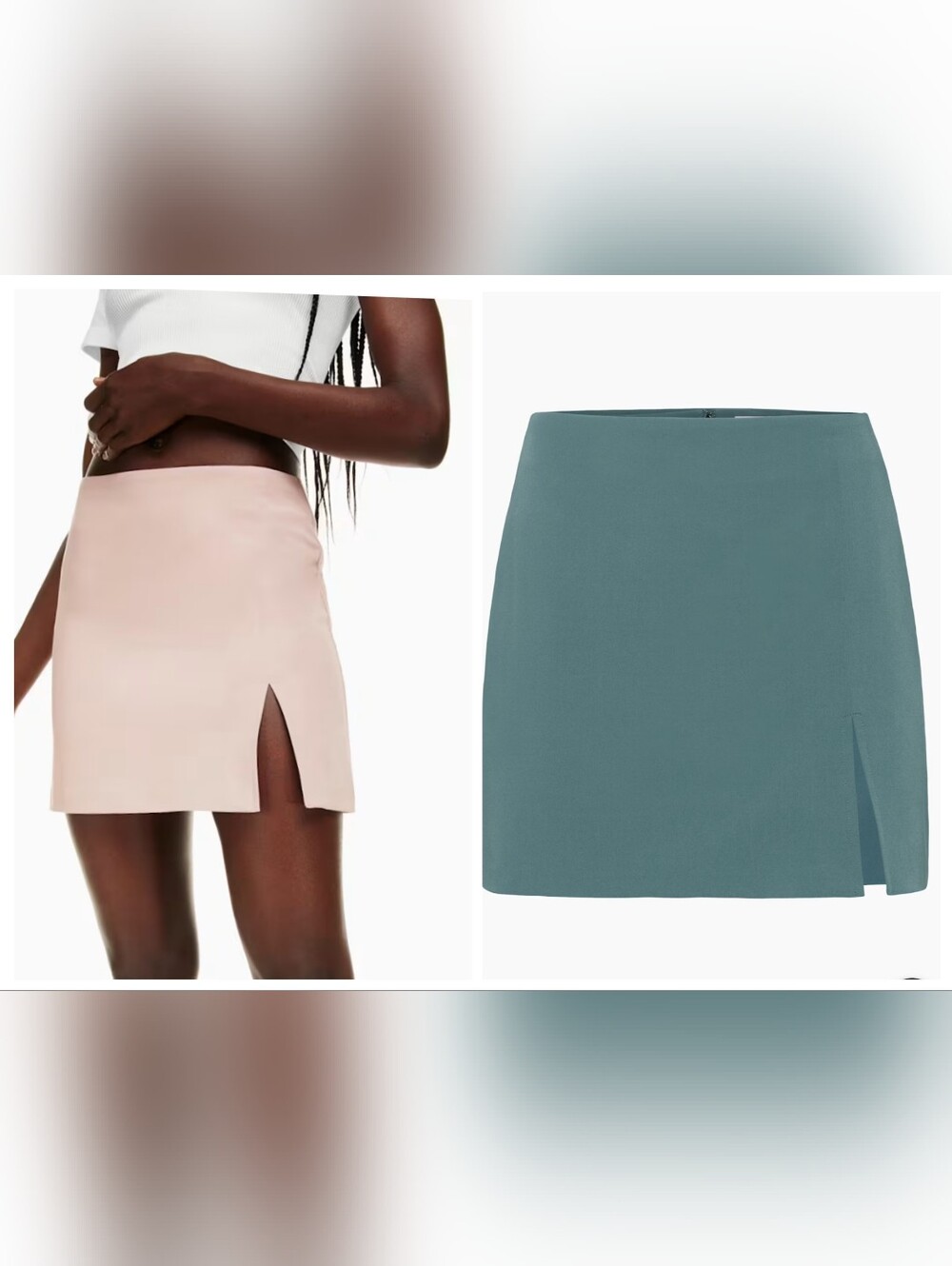 Sunday Best Mini Skirt — Teal